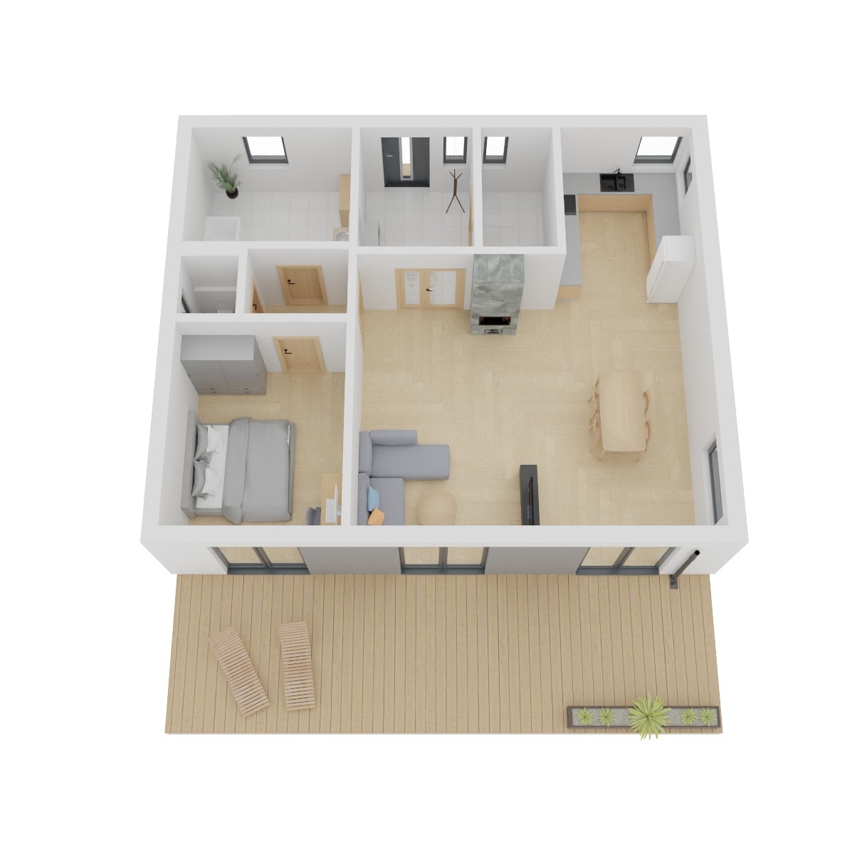 WOLFHAUS MODO 93 3D PUDORYS uzky 001
